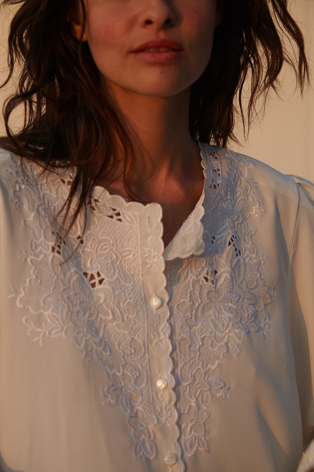 Line Embroidery Shirt